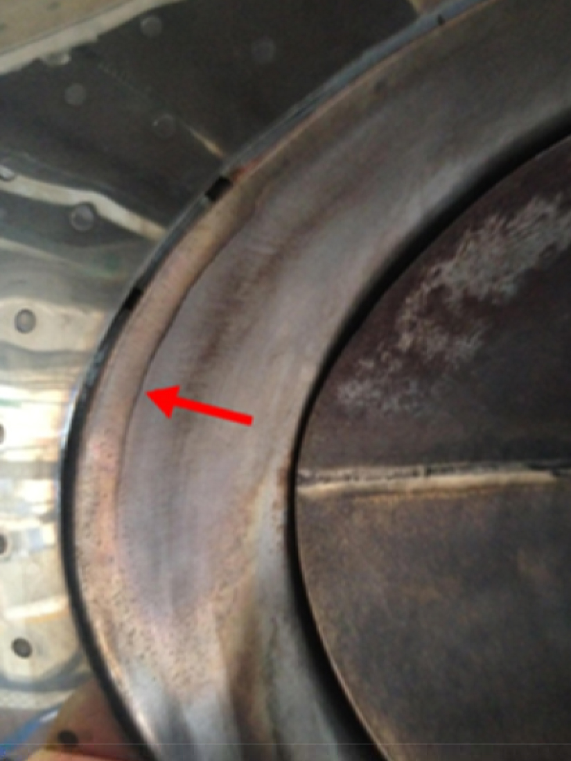APU Exhaust Duct Weld Repair-2